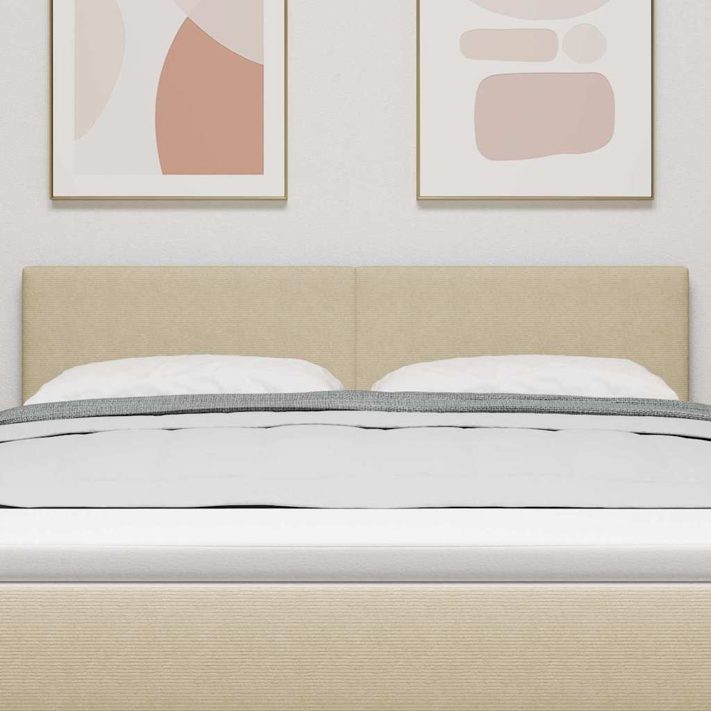 Cabeceira LED com luzes de tira LED Cinza verde 160 cm tecido