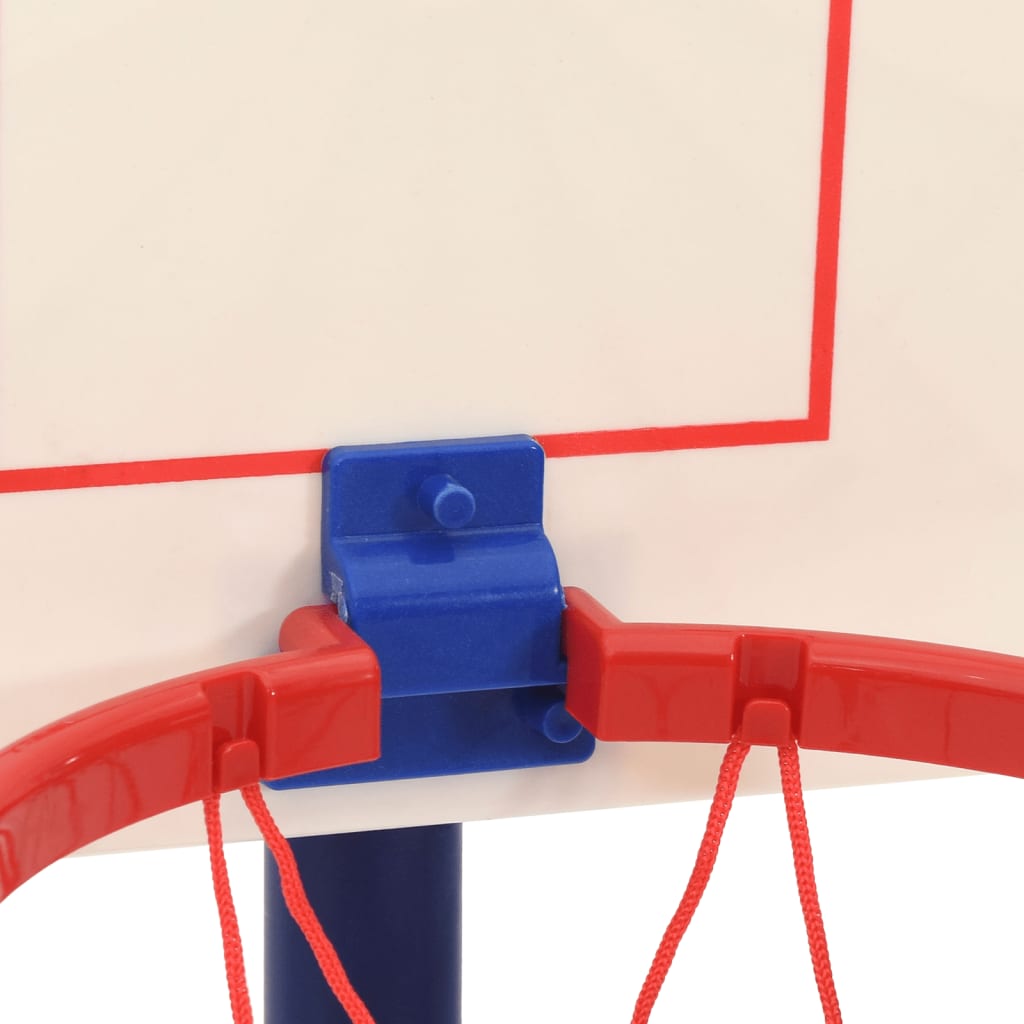 Suporte basquetebol c/ bola e bomba altura ajustável 90/121 cm