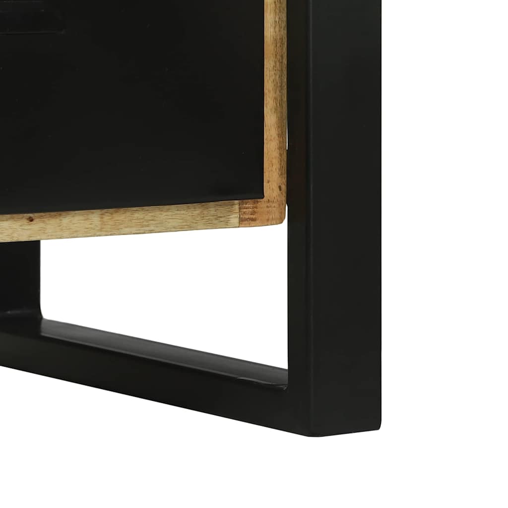 Conjunto de Móveis para Banheiro 2 pcs Madeira de manga maciça