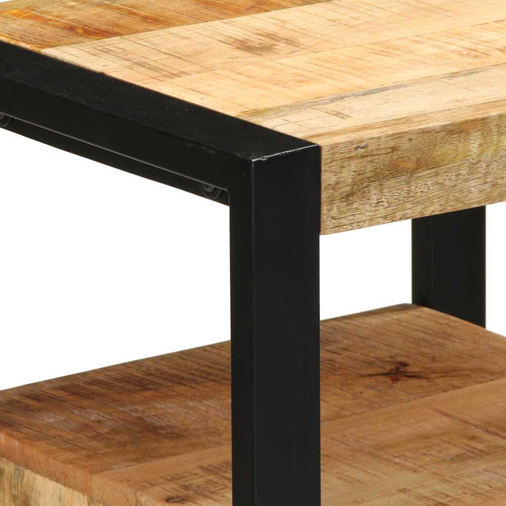 Conjunto de Móveis para Banheiro 4 pcs Madeira de manga maciça