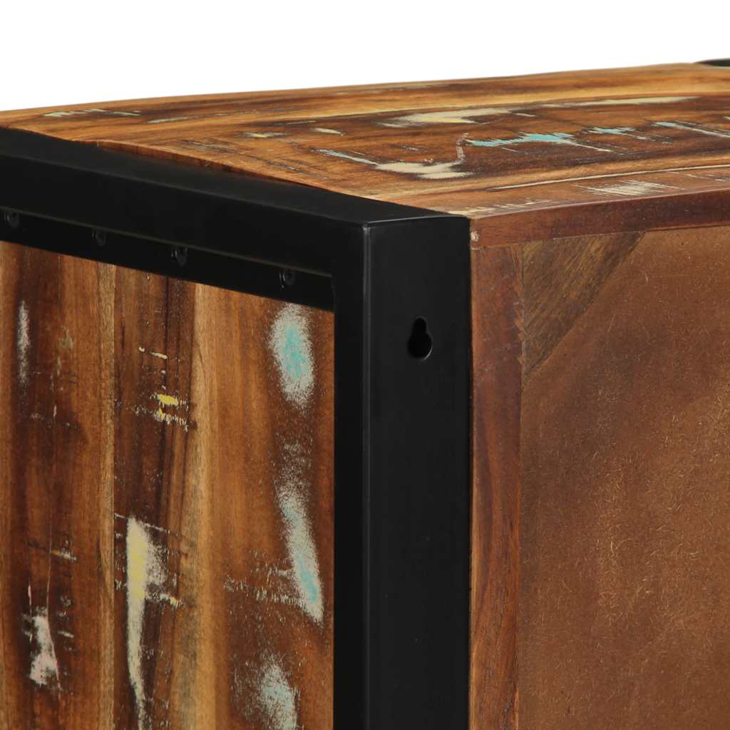 Mesas de cabeceira, 2 pcs, 40x35x40cm madeira maciça recuperada