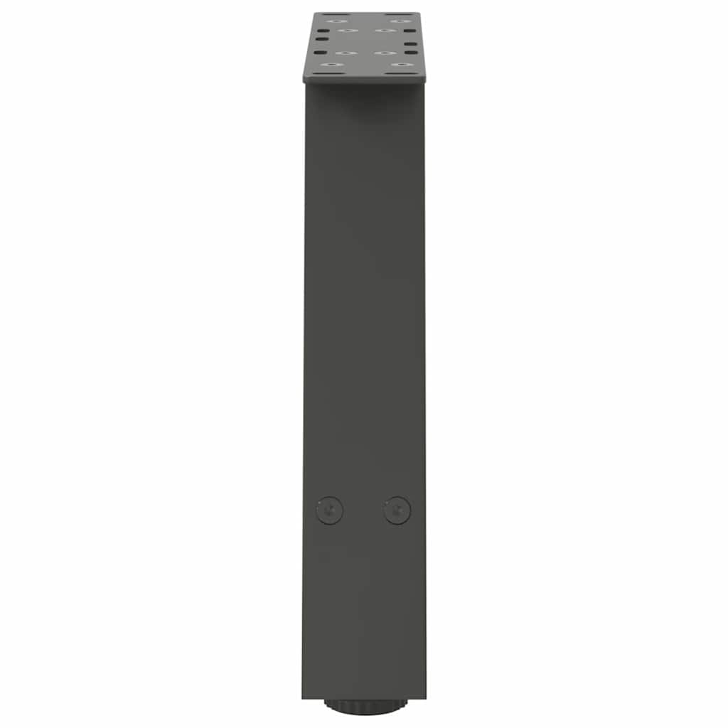 Pés para mesa de centro em formato A, 2 peças, antracite, 50x(30-31) cm, aço