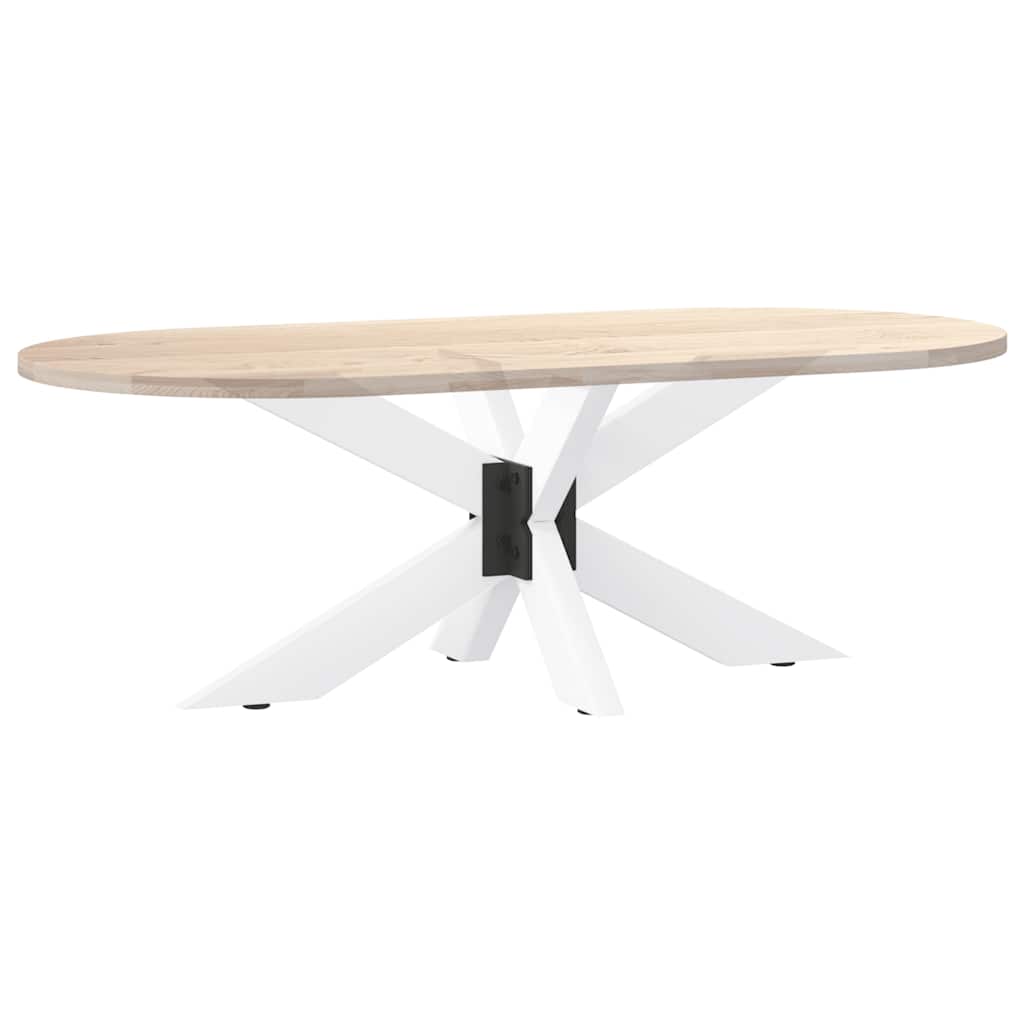 Pé de mesa de centro em formato de aranha, branco, 98x58x(42-43) cm, aço