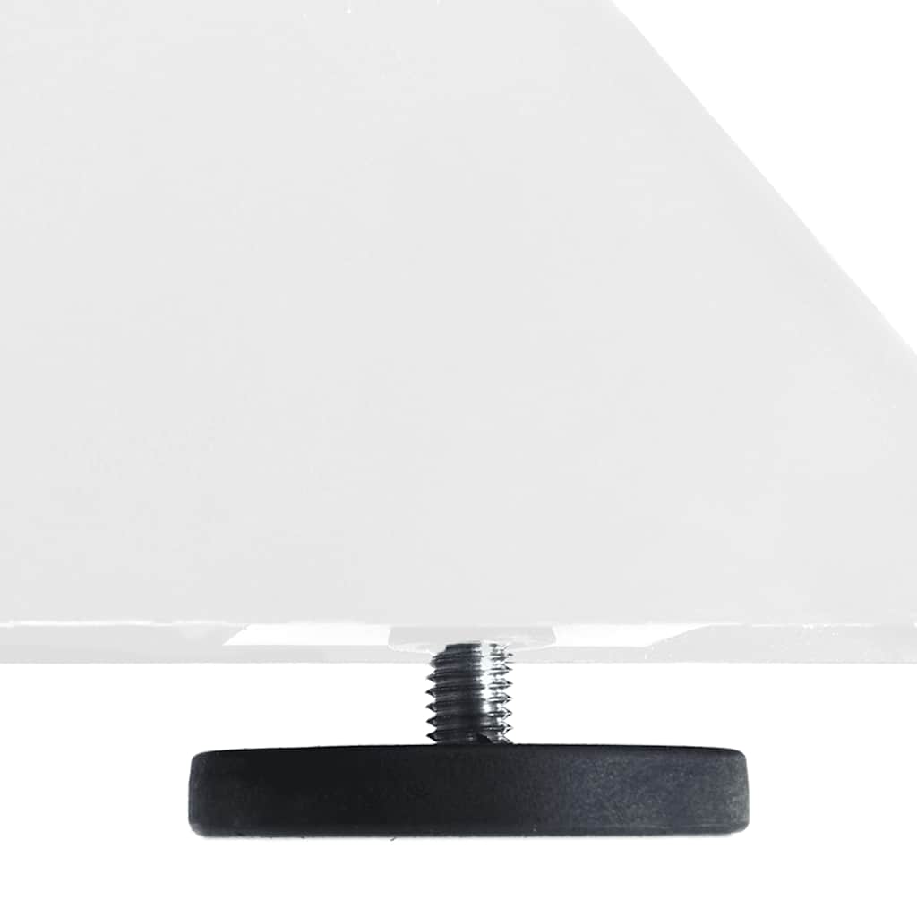 Pé de mesa de centro em formato de aranha, branco, 98x58x(42-43) cm, aço