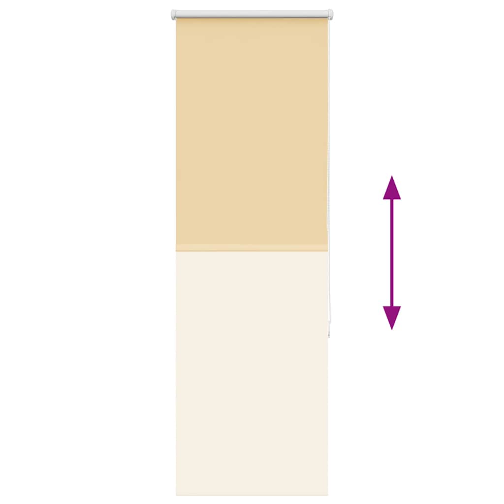 Persiana de enrolar 45x175 cm largura tecido 40,7 cm poliéster