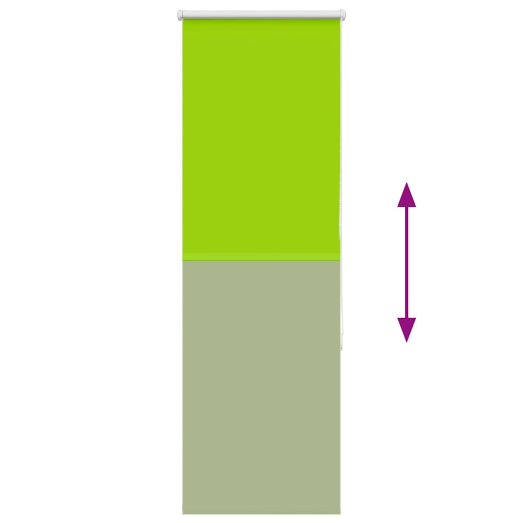 Persiana de enrolar 50x130 cm largura tecido 45,7 cm poliéster