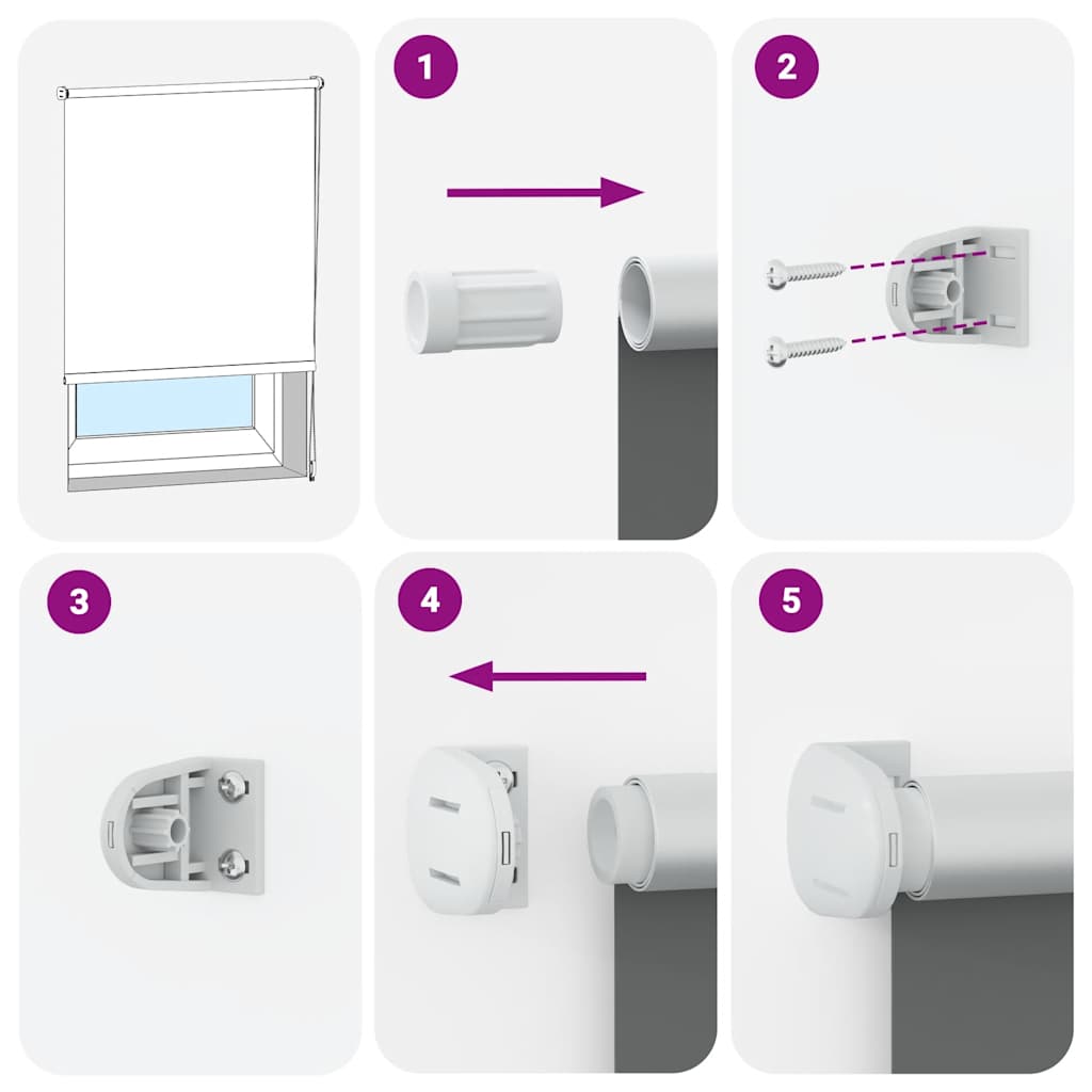 Persiana de enrolar 40x130 cm largura tecido 35,7 cm poliéster