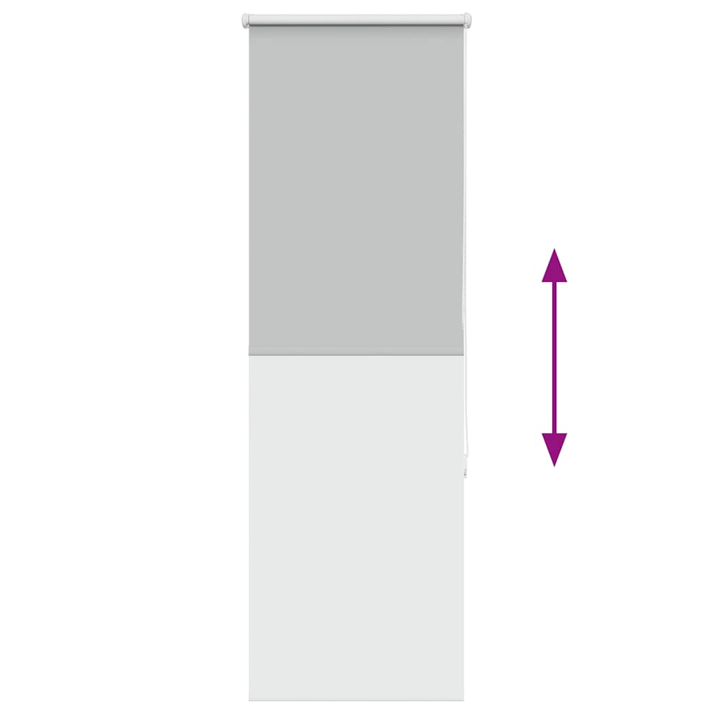 Persiana de enrolar 50x175 cm largura tecido 45,7 cm poliéster