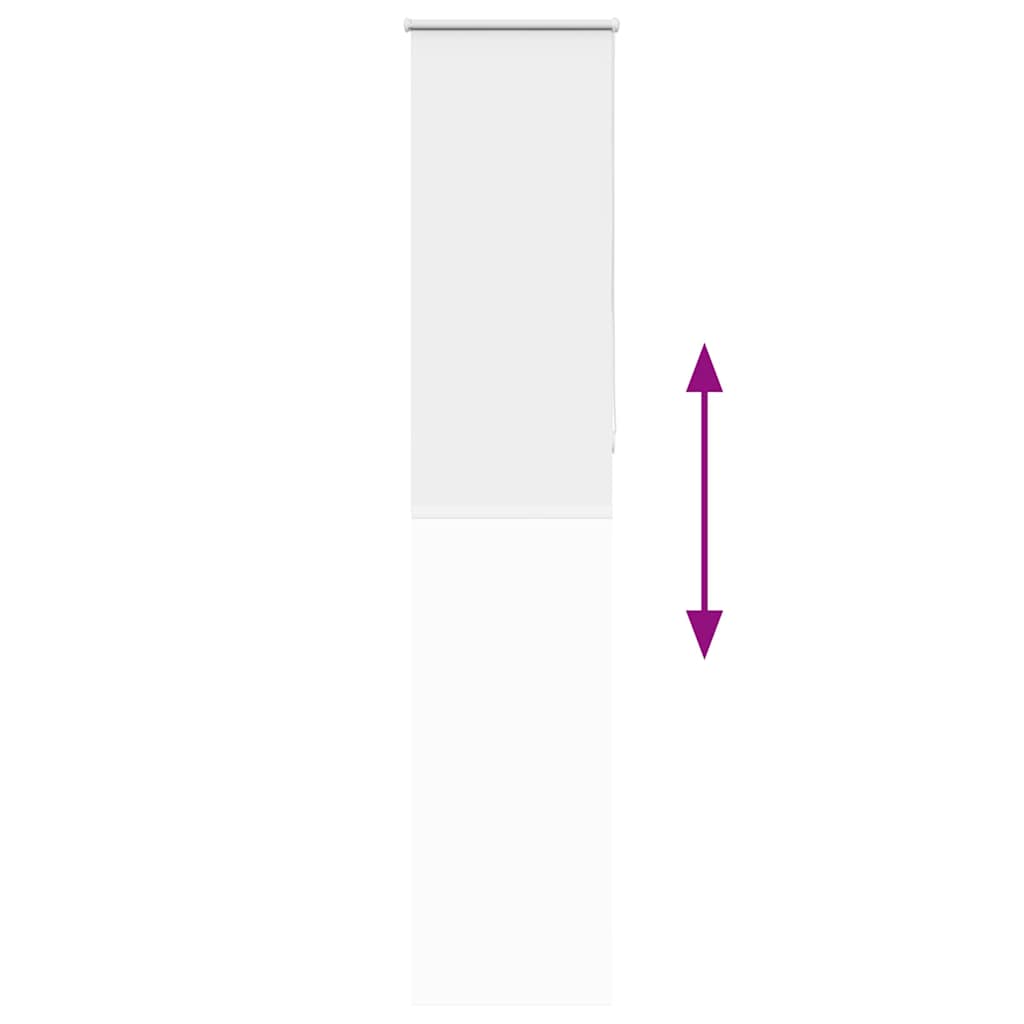 Persiana de enrolar 50x210 cm largura tecido 45,7 cm poliéster