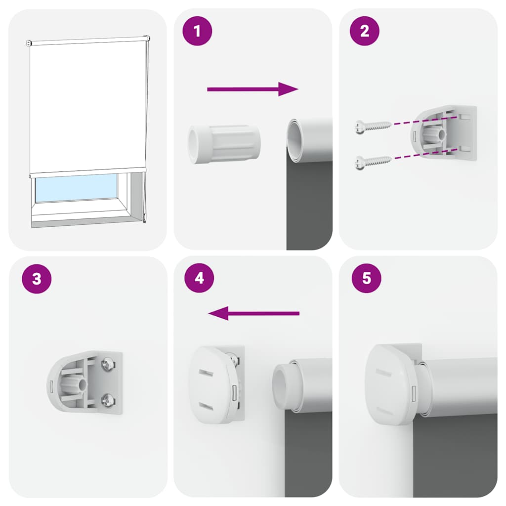 Persiana de enrolar 110x175 cm largura tecido 105,7cm poliéster