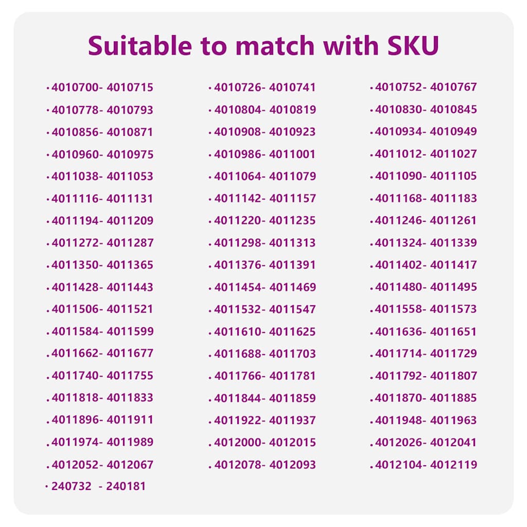 19 peças de acessórios para estores de 18 mm