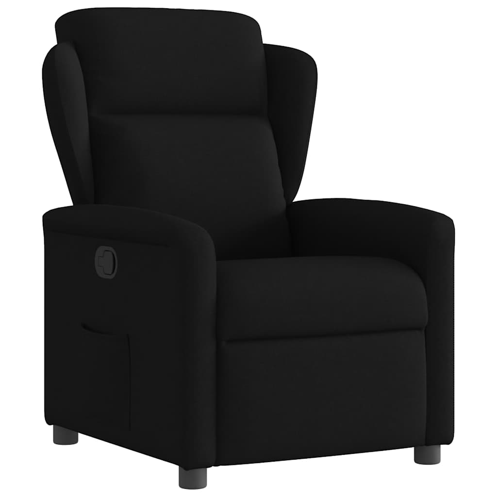 Poltrona reclinável tecido preto