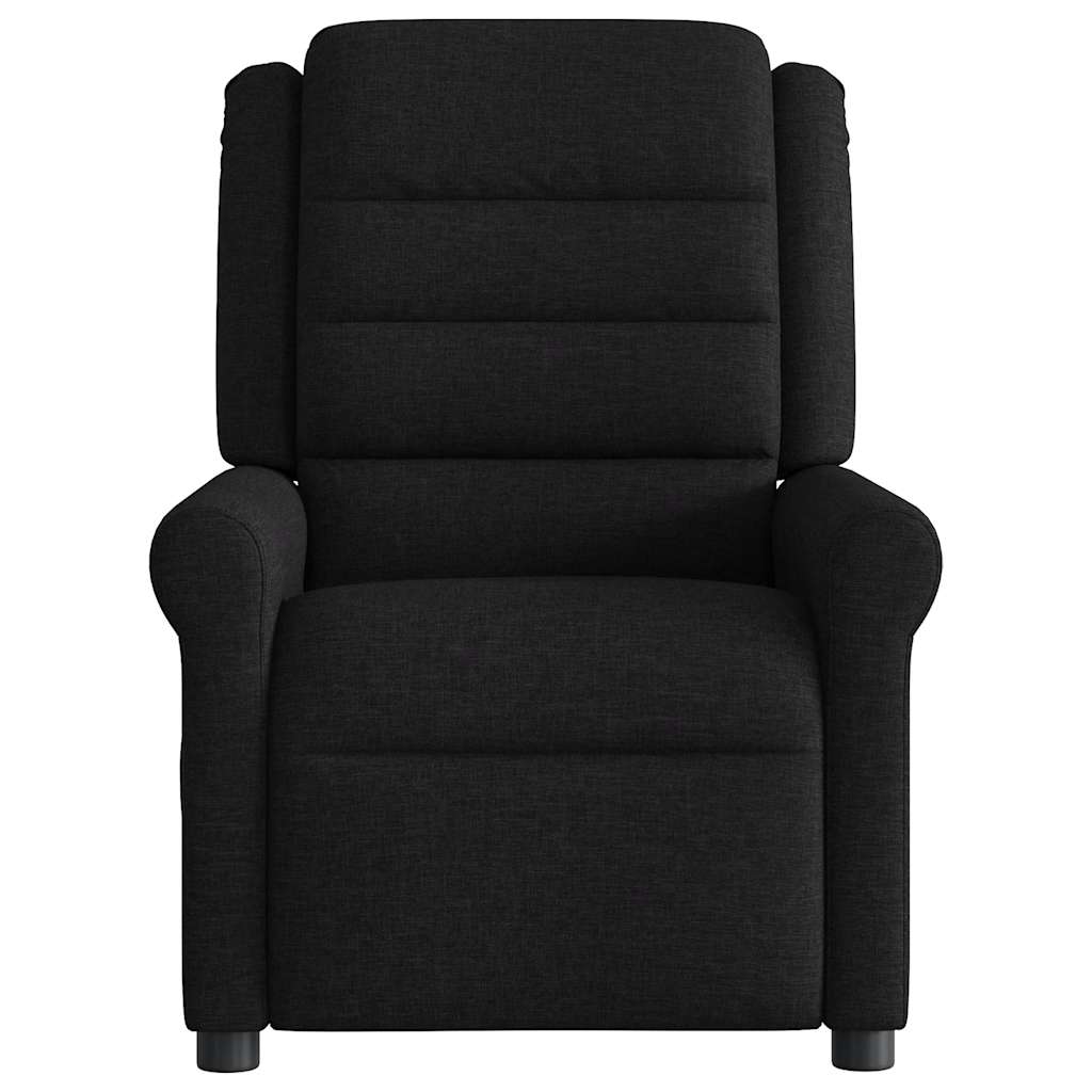 Poltrona reclinável tecido preto