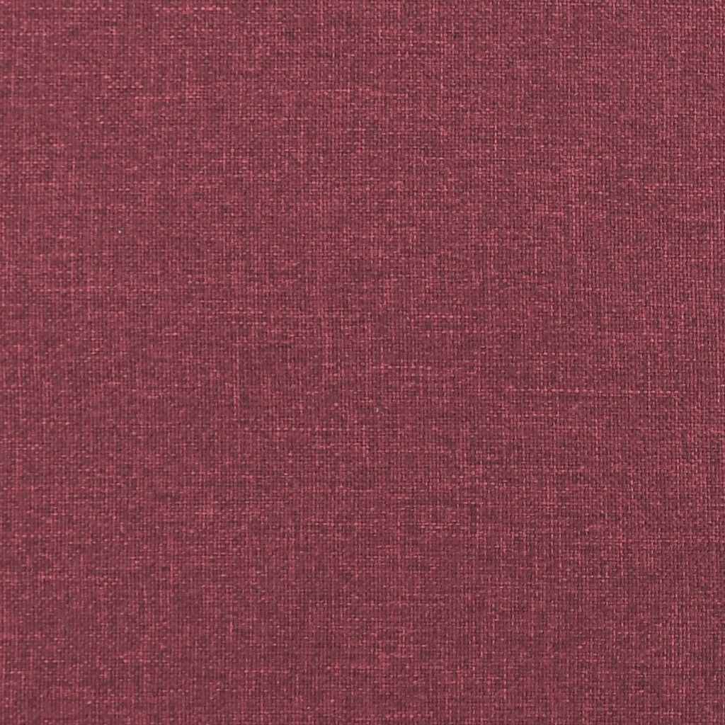 Poltrona de massagens reclinável tecido vermelho tinto