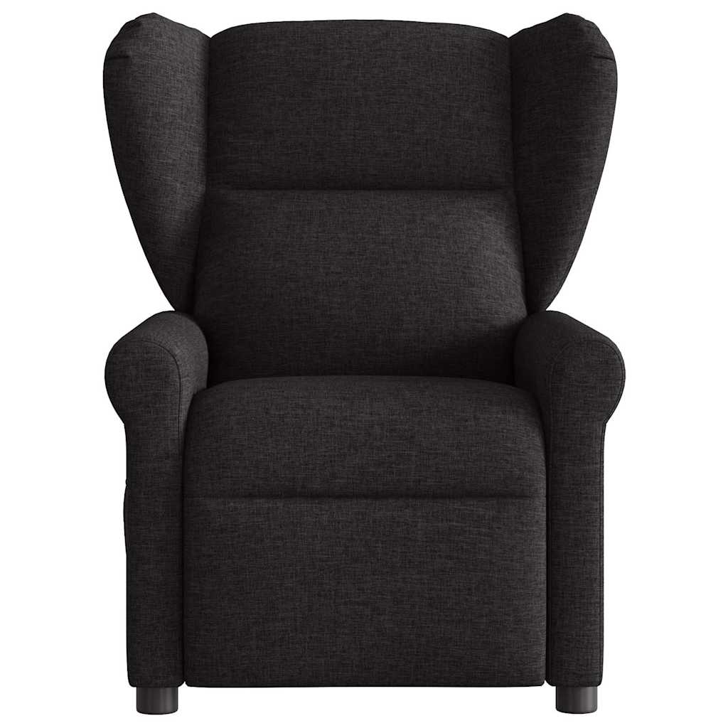 Poltrona de massagens reclinável tecido preto