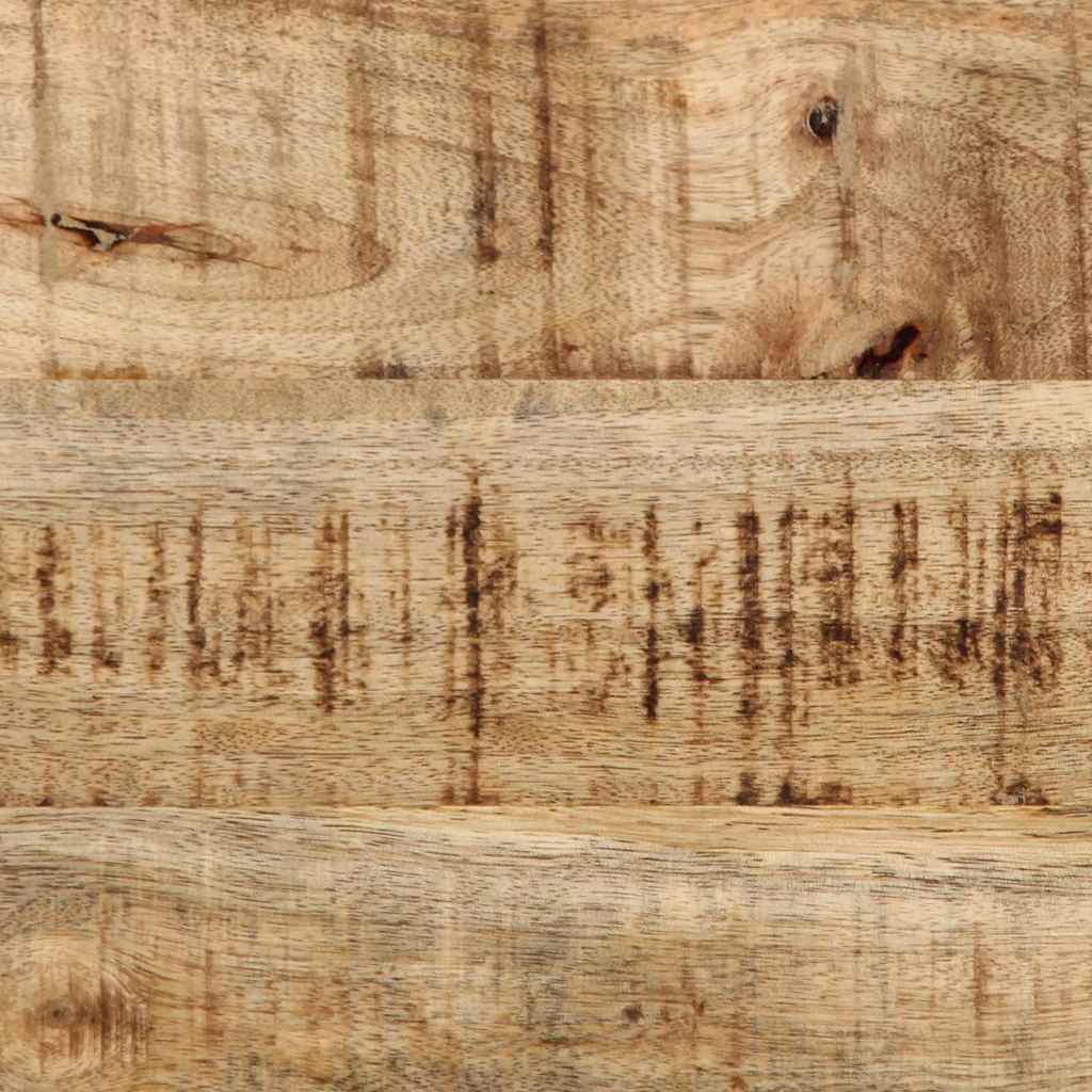 Mesa de centro 90x50x36 cm madeira de mangueira áspera maciça