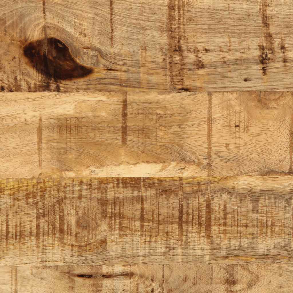 Mesa de centro 90x50x36 cm madeira de mangueira áspera maciça