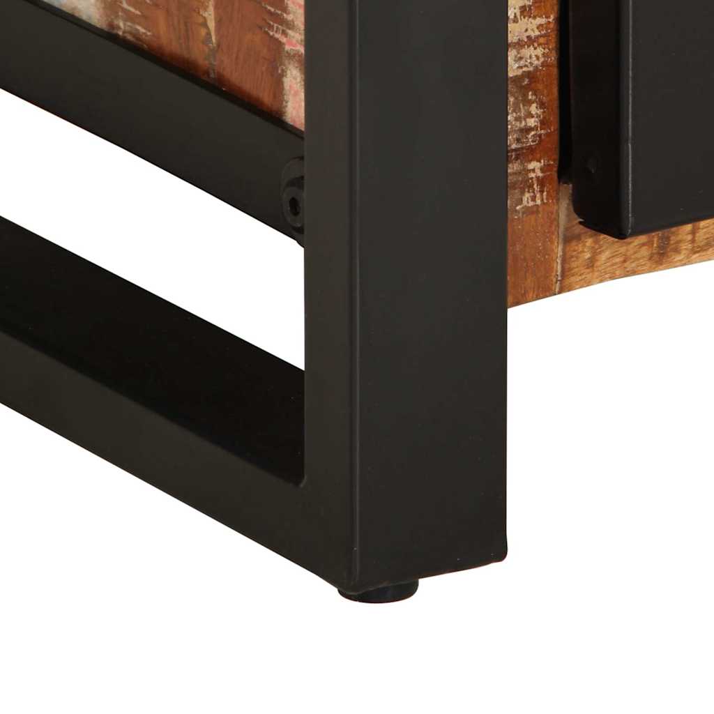 Aparador multicor 55x35x70 cm madeira maciça recuperada