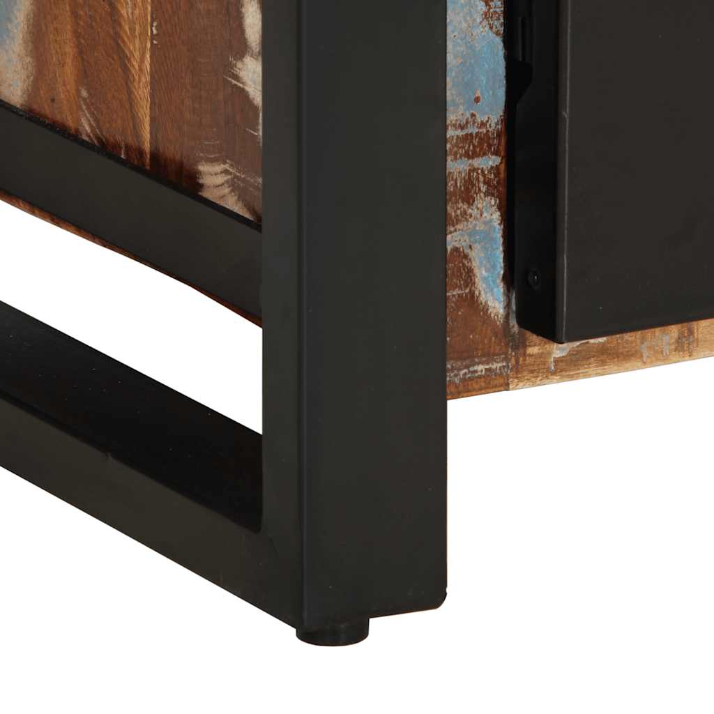 Aparador multicor 55x35x70 cm madeira maciça recuperada