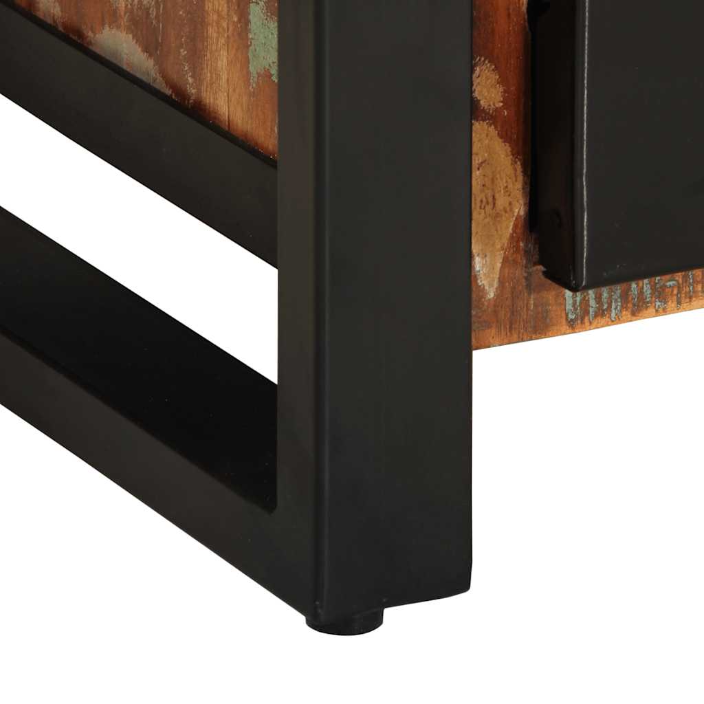 Aparador multicor 55x35x70 cm madeira maciça recuperada