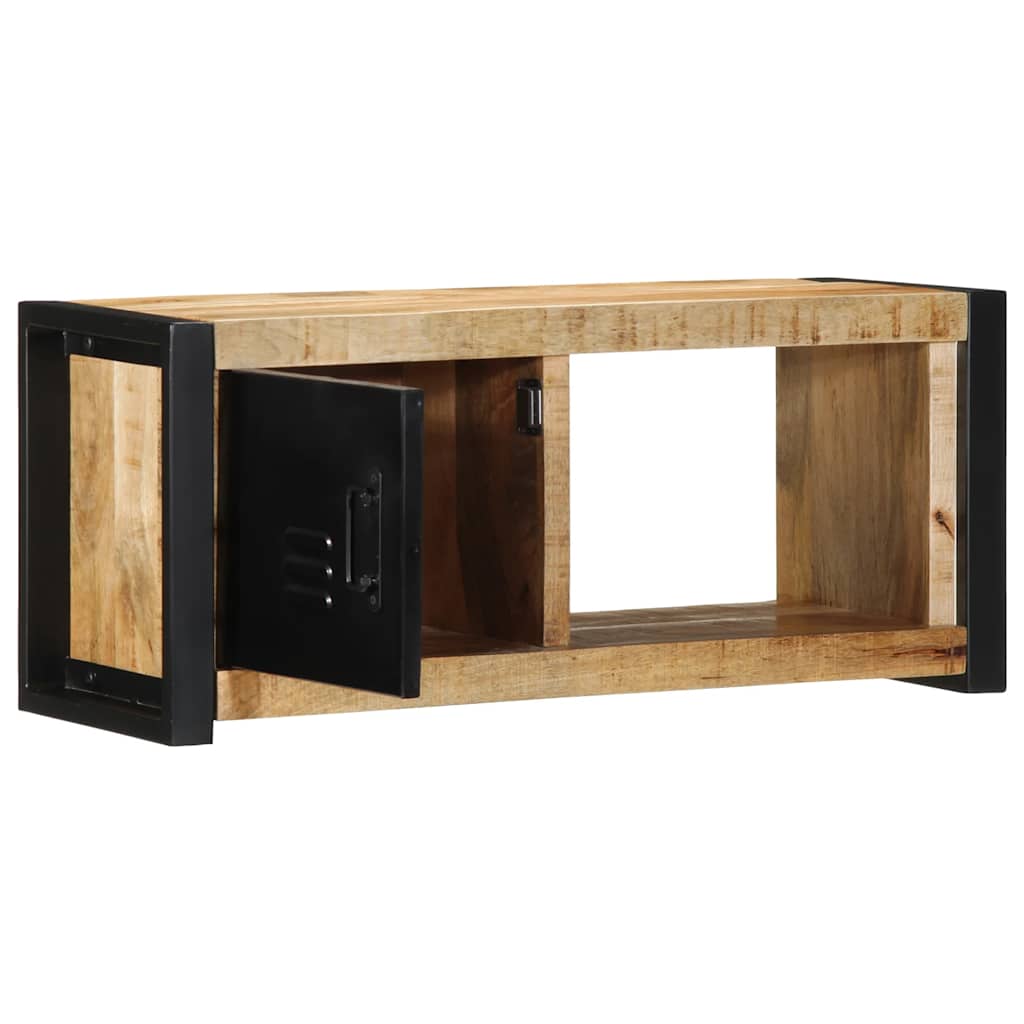Móvel de TV 80x30x35 cm madeira mangueira áspera maciça