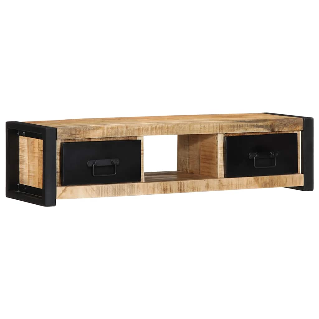 Móvel de TV 100x30x25 cm madeira mangueira áspera maciça