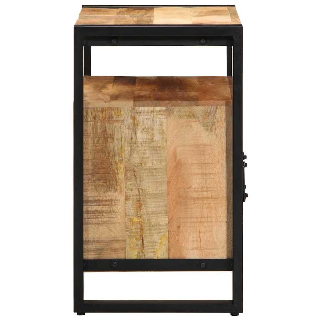 Armário de Banheiro Castanho Madeira de mangueira maciça