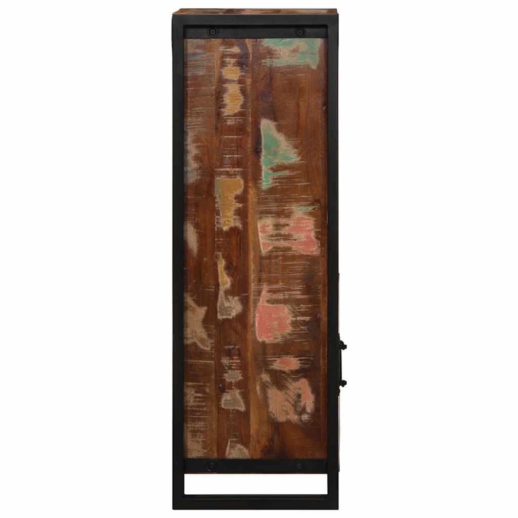 Armário de casa de banho 40x30x90 cm madeira recuperada maciça