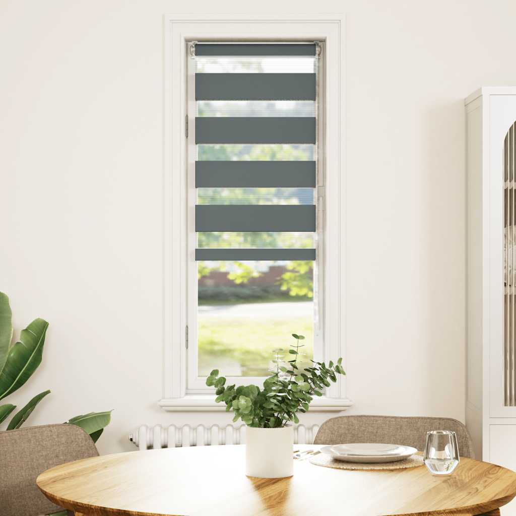 Cortina de zebra 50x100 cm largura do tecido 45,9 cm poliéster