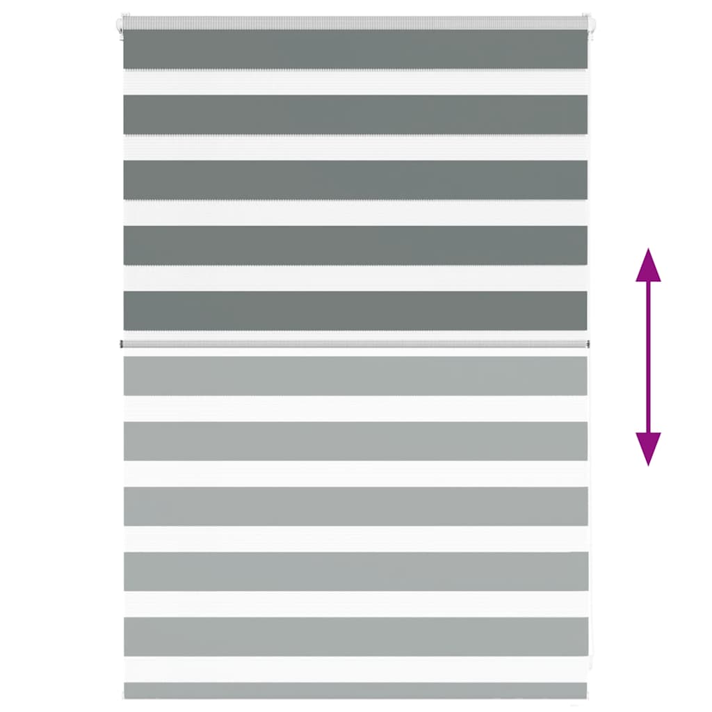 Cortina de zebra 115x100 cm largura do tecido 110,9cm poliéster