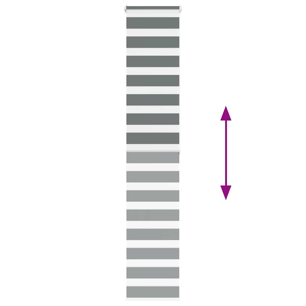 Cortina de zebra 40x200 cm largura do tecido 35,9 cm poliéster