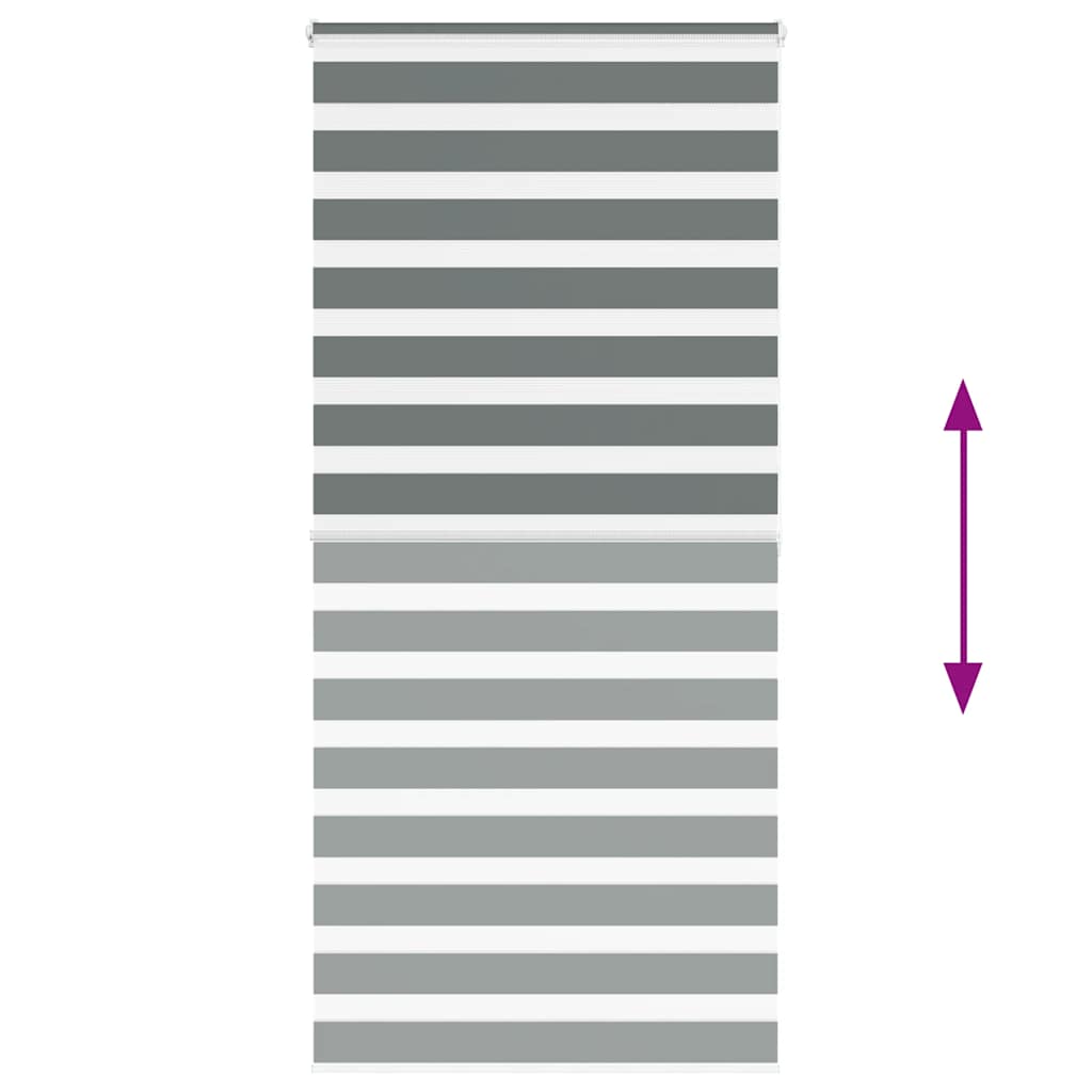 Cortina de zebra 115x200 cm largura do tecido 110,9cm poliéster