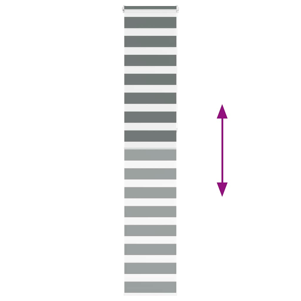 Cortina de zebra 40x230 cm largura do tecido 35,9 cm poliéster