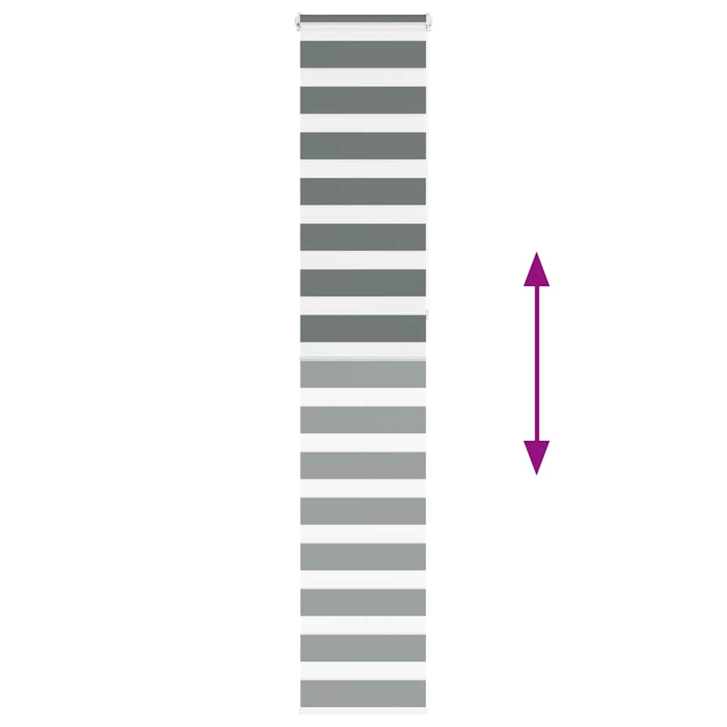Cortina de zebra 45x230 cm largura do tecido 40,9 cm poliéster