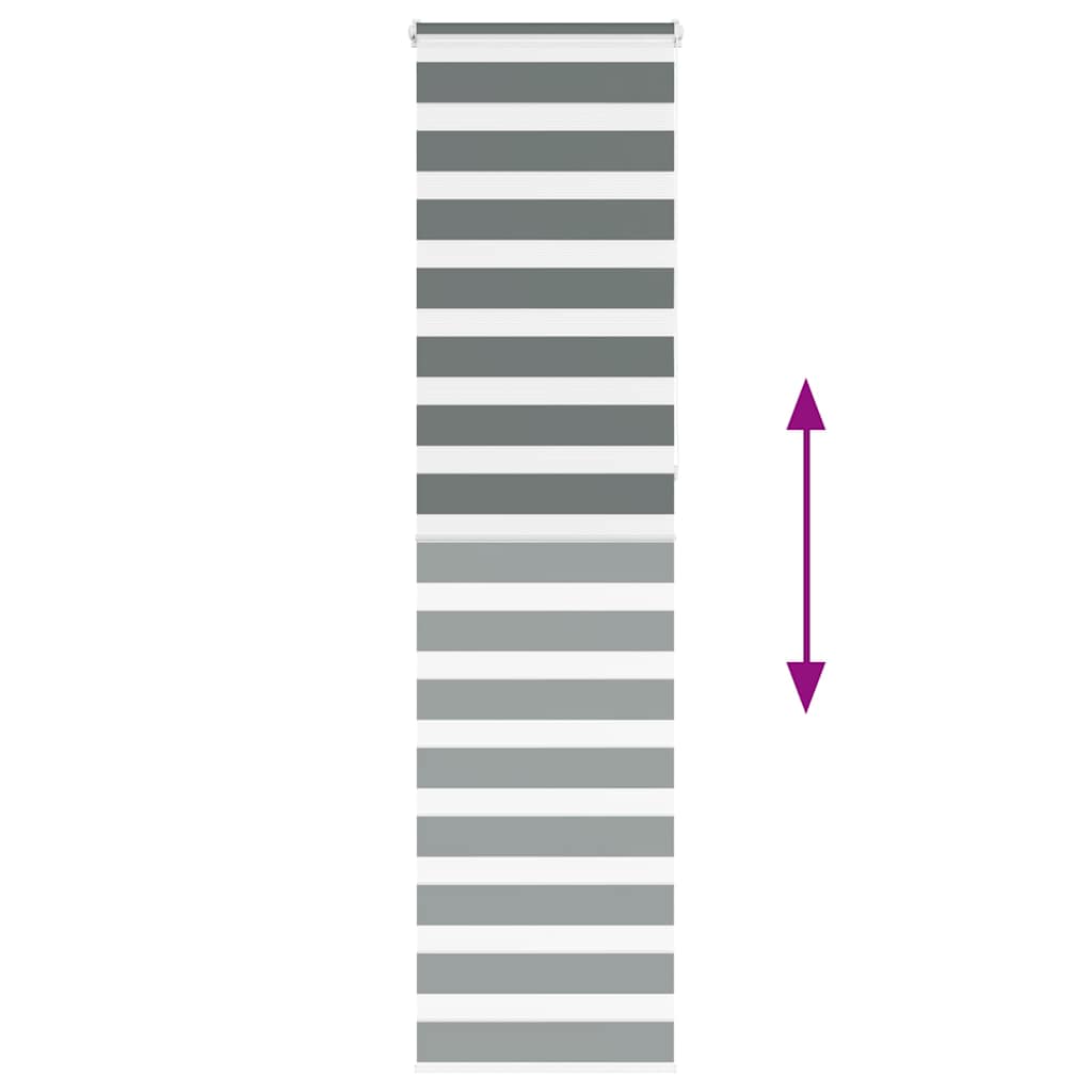 Cortina de zebra 55x230 cm largura do tecido 50,9 cm poliéster
