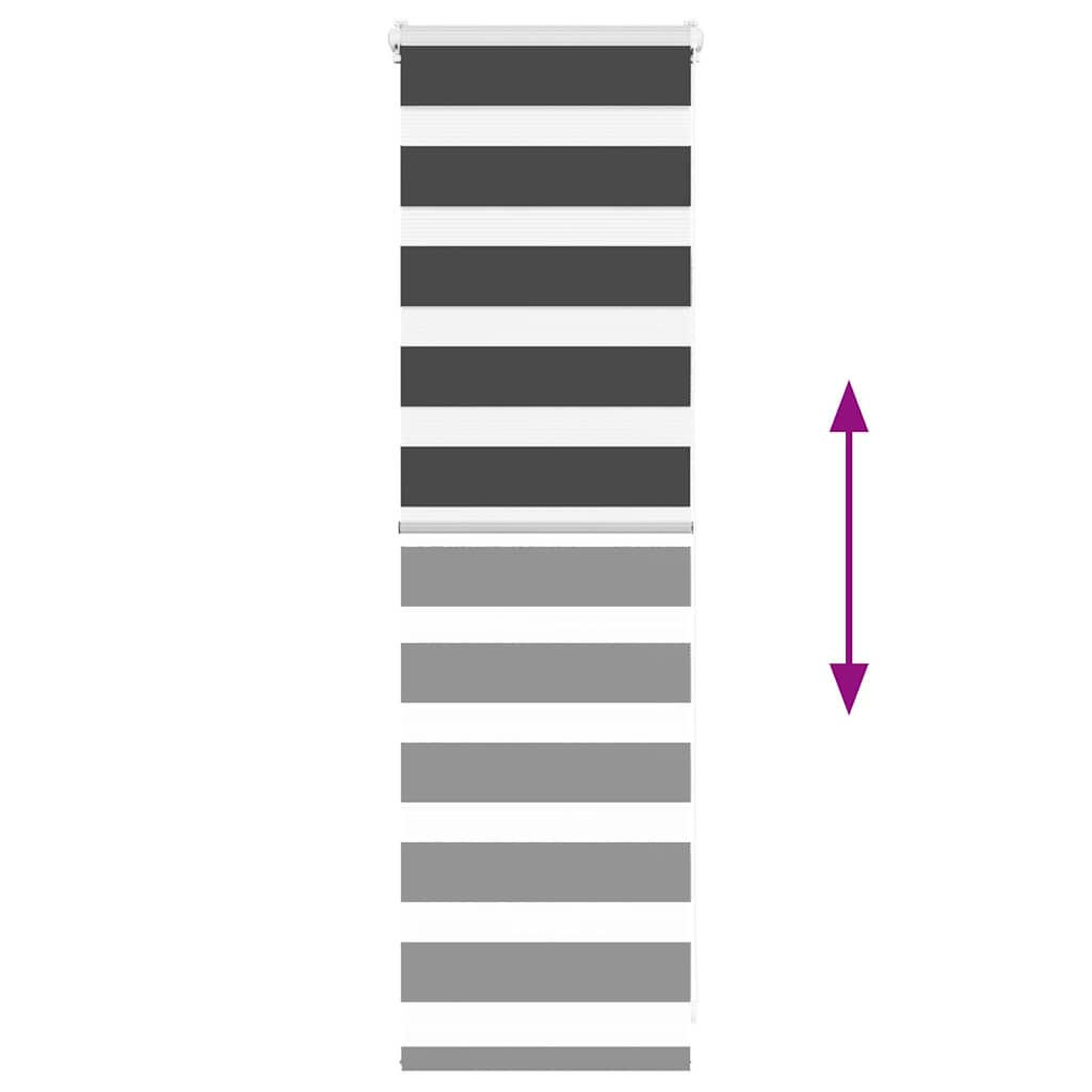 Cortina de zebra 50x100 cm largura do tecido 45,9 cm poliéster
