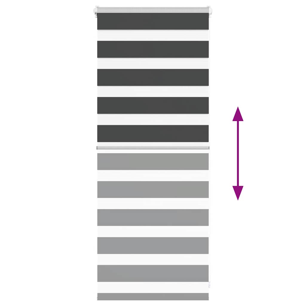 Cortina de zebra 65x100 cm largura do tecido 60,9 cm poliéster