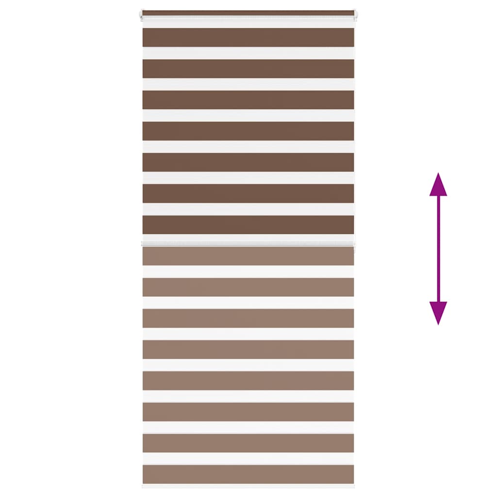 Cortina de zebra 110x200 cm largura do tecido 105,9cm poliéster