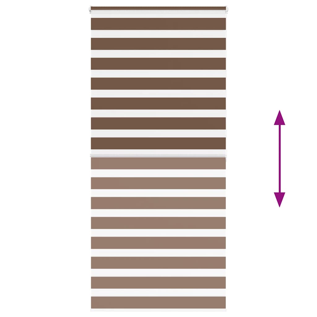 Cortina de zebra 115x200 cm largura do tecido 110,9cm poliéster