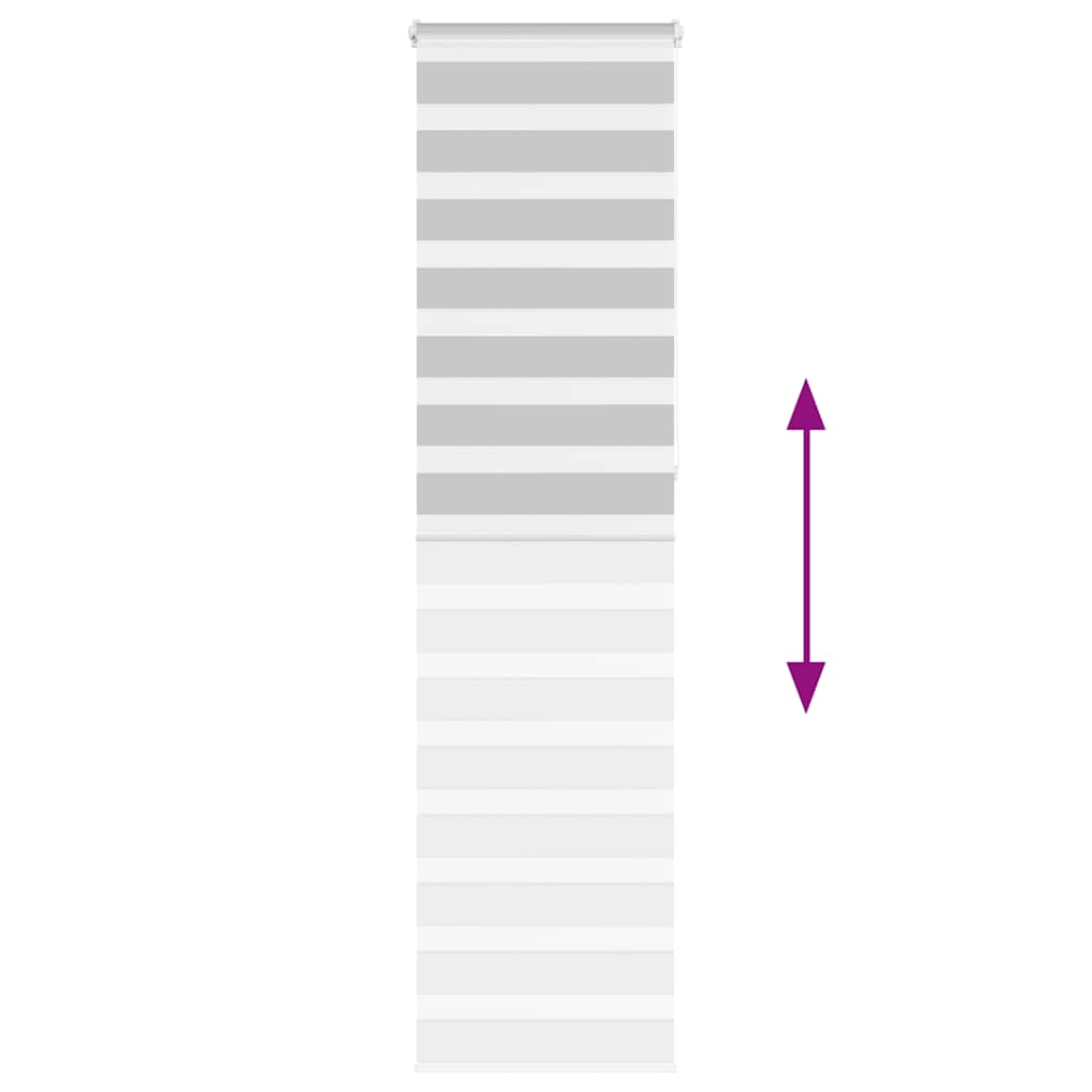 Cortina de zebra 55x230 cm largura do tecido 50,9 cm poliéster