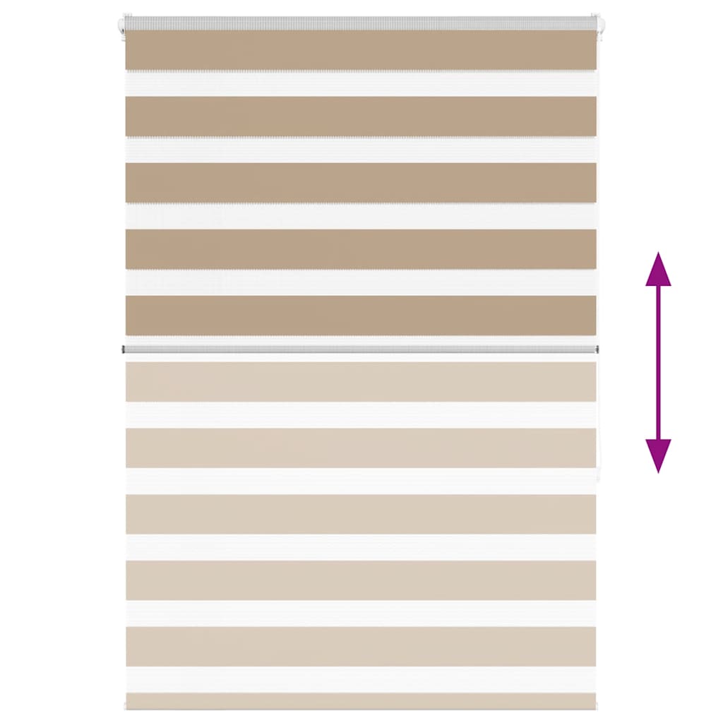 Cortina de zebra 110x150 cm largura do tecido 105,9cm poliéster