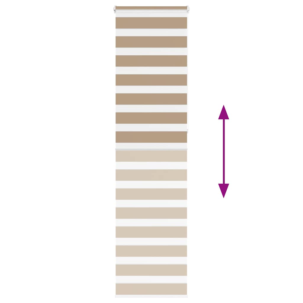 Cortina de zebra 60x230 cm largura do tecido 55,9 cm poliéster