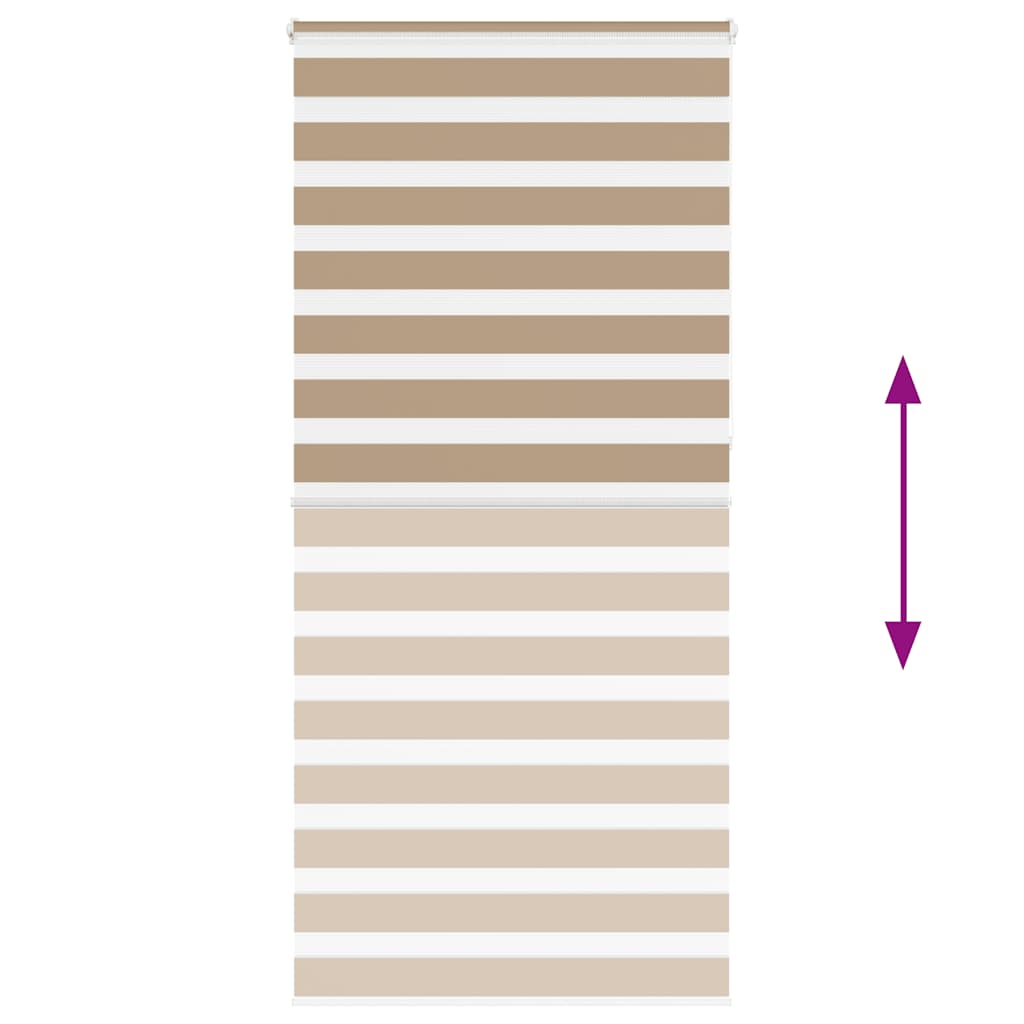 Cortina de zebra 110x230 cm largura do tecido 105,9cm poliéster