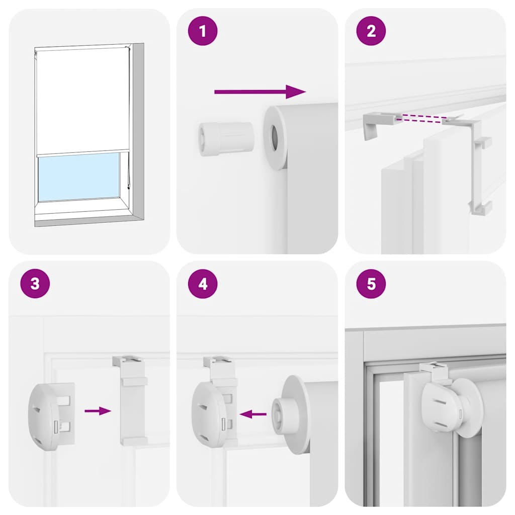 Rolo de Duche Estores 70x240 cm Largura Tecido 66 cm