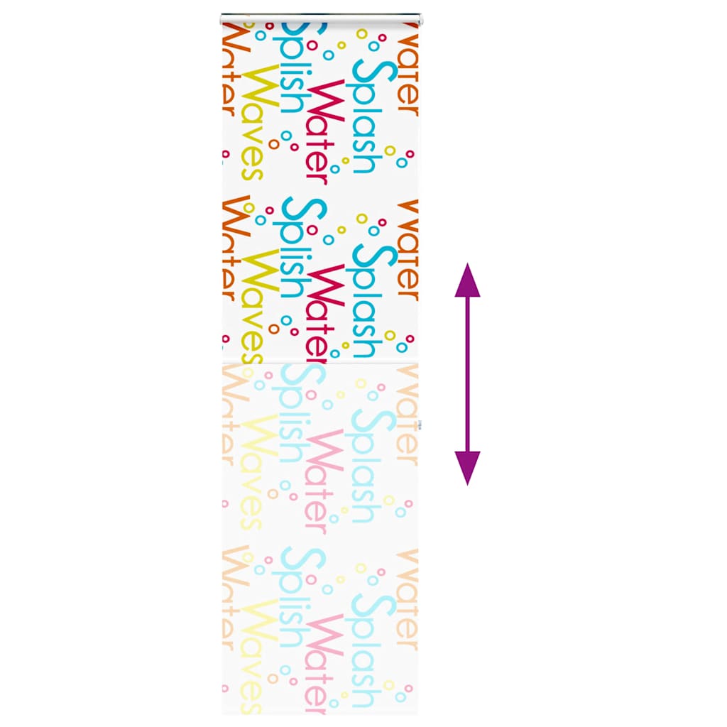 Rolo de Duche Estores com 80x240 cm Largura Tecido 76 cm