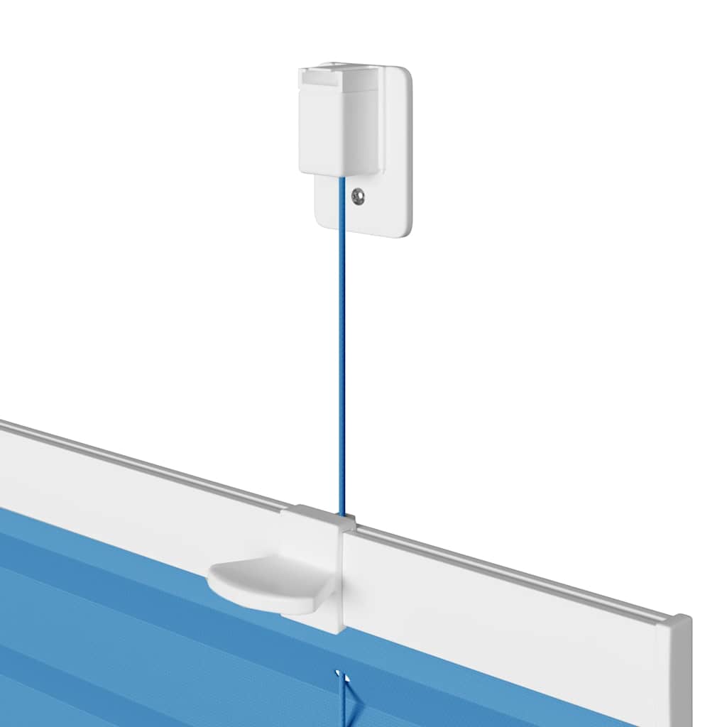 Plissado Cego Azul 60x200 cm Largura Tecido 59,4 cm Poliéster