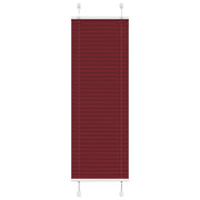 Plissado Cego Bordéus Vermelho 50x150 cm Largura Tecido