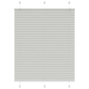 Cinzento Luz Plissada Cega 105x100 cm Largura Tecido 104,4cm