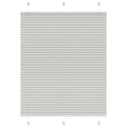 Cinzento Luz Plissada Cega 110x100 cm Largura Tecido 109,4cm