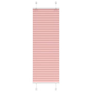 Rosa Plissada Cega 40x100 cm Largura Tecido 39,4 cm Poliéster